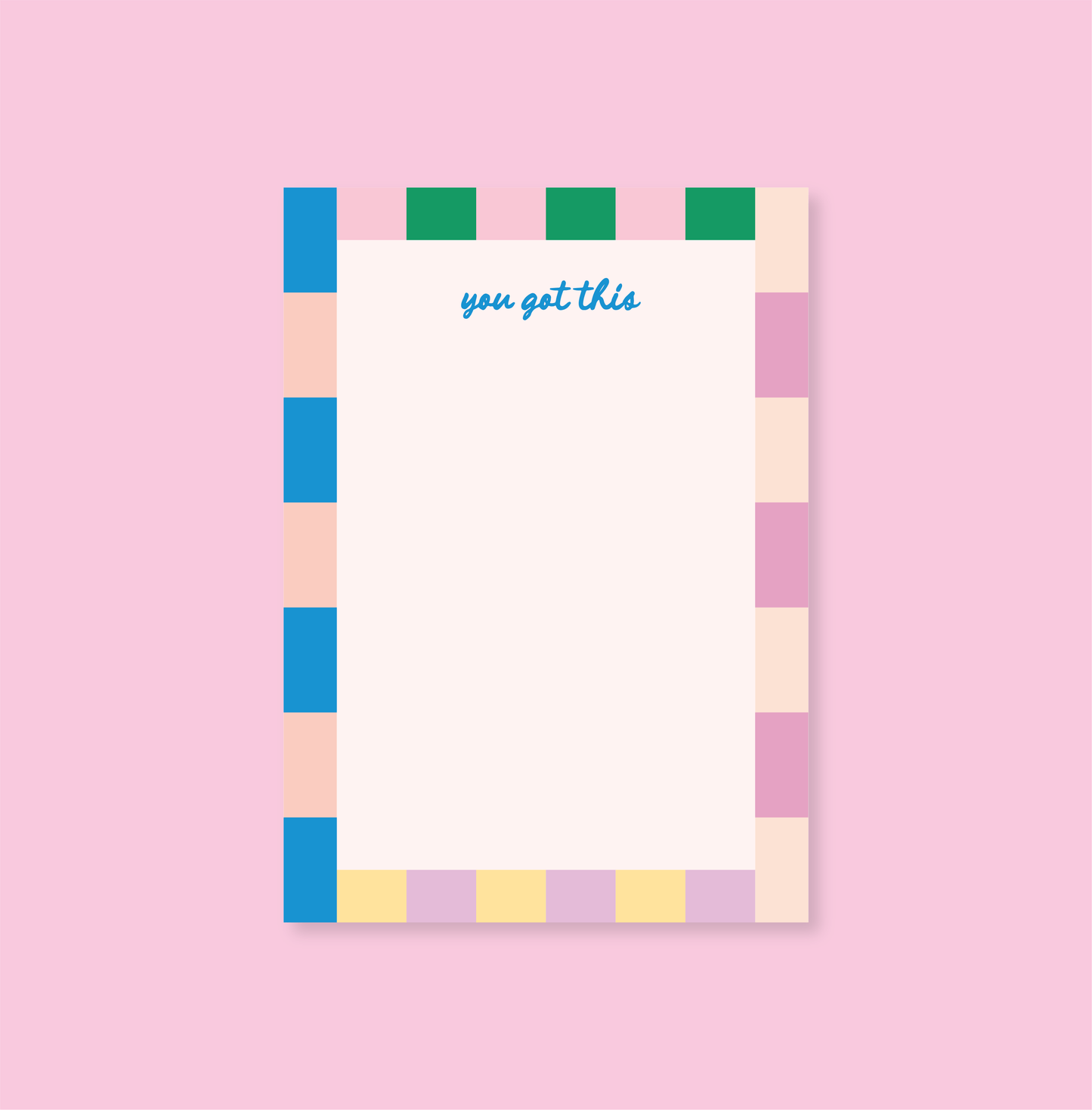 Colorful Stripe Notepad