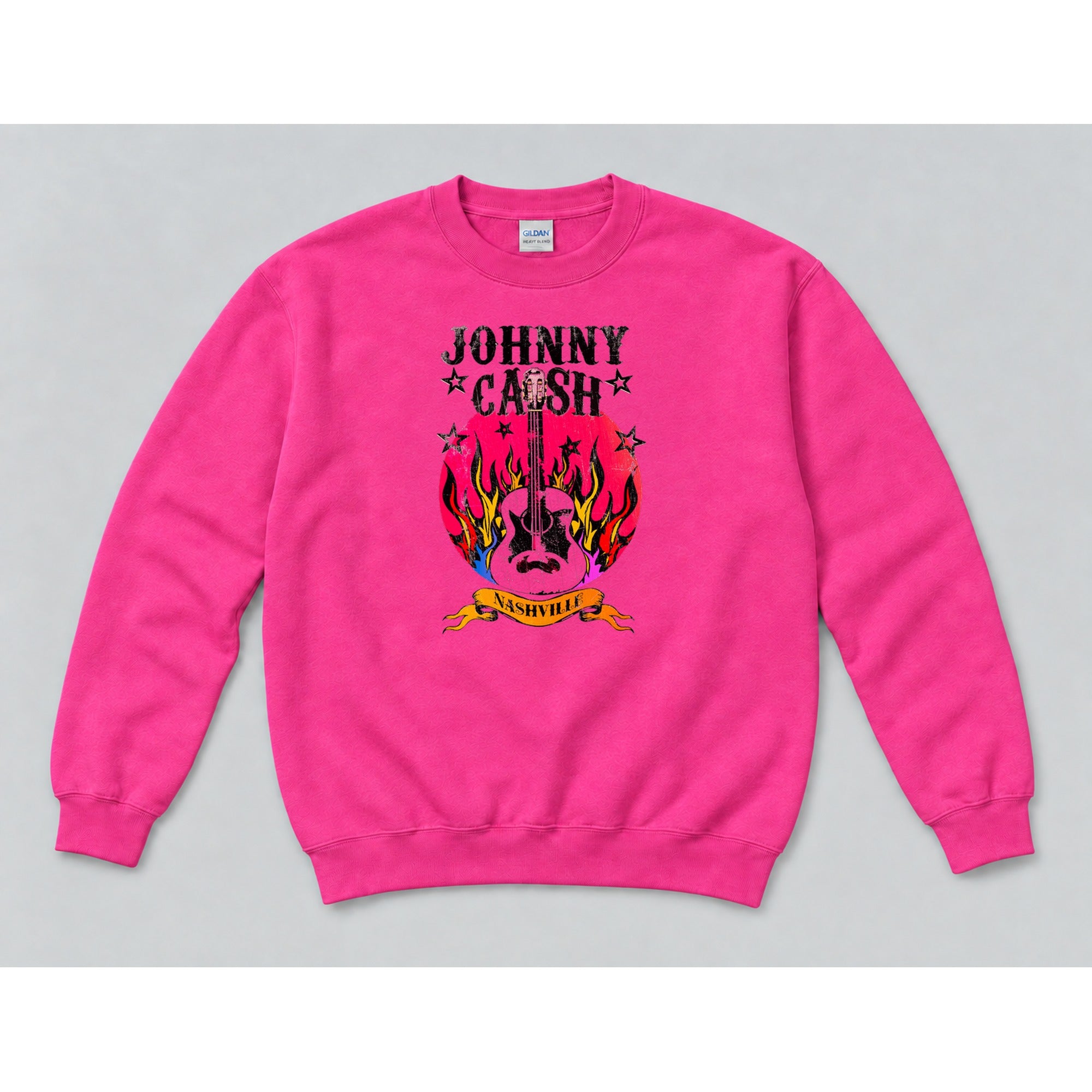Crewneck Hot Pink mockup