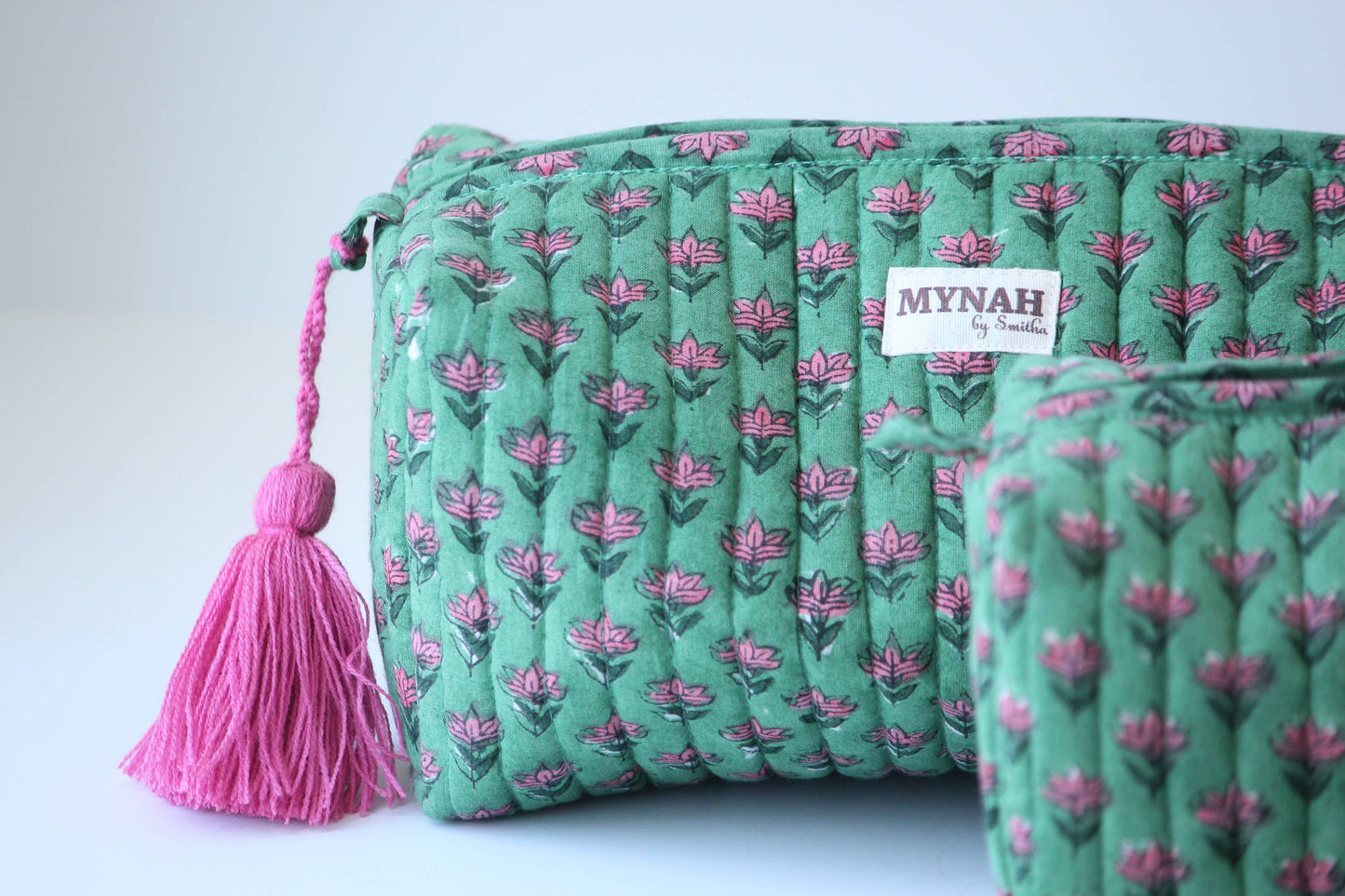 Cactus Rose Makeup Bag - LARGE only