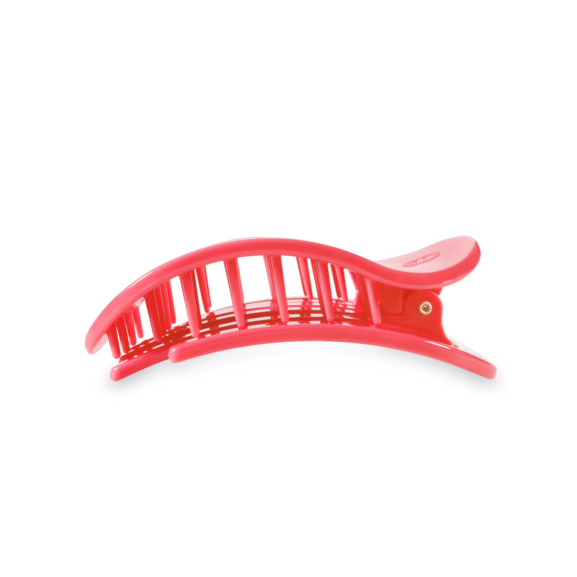 Flat Round Hair Clip | Small | Bikini Boardroom showing bendable teeth for a secure yet gentle hold