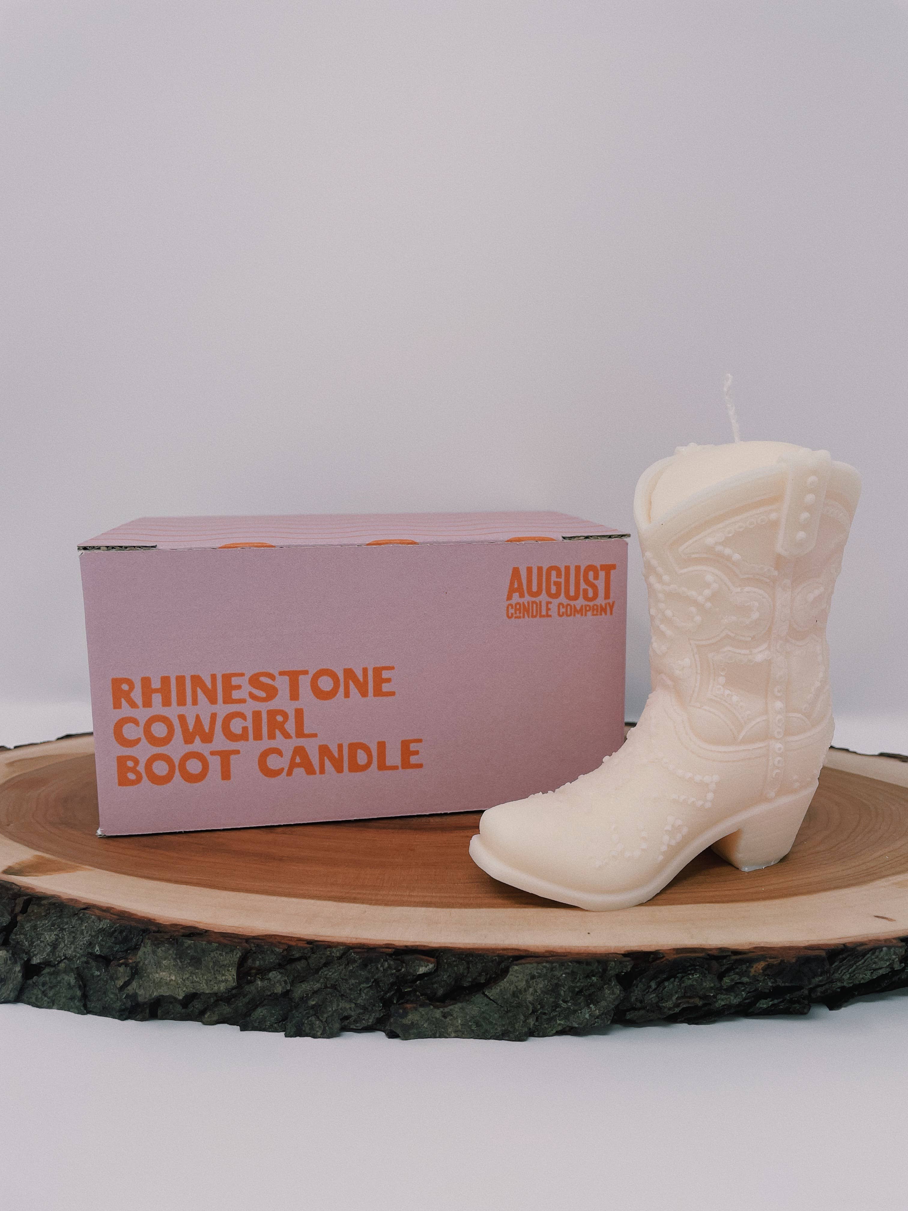 Cowboy Boot Candle
