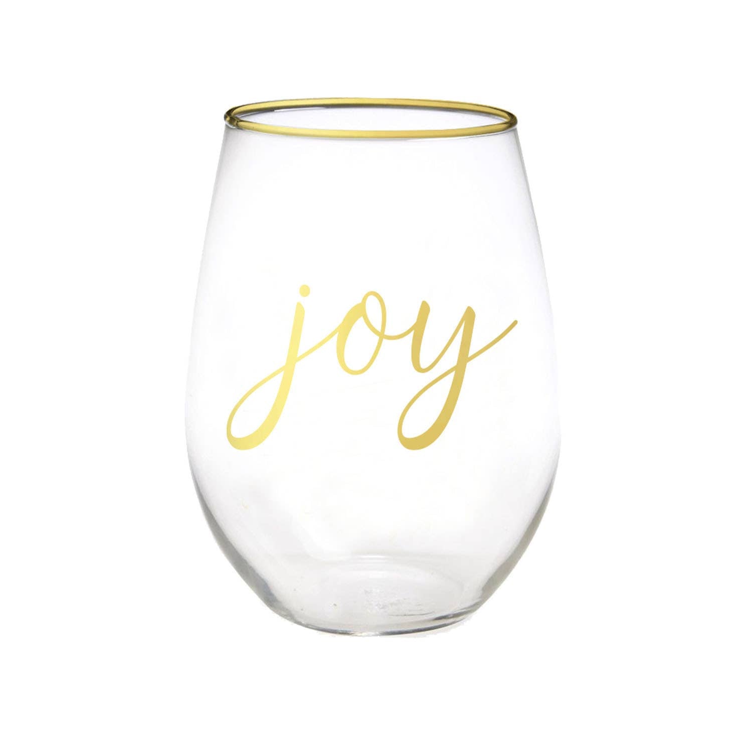 Joy Stemless Wine Glass