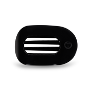 Jet Black Med. Round Flat Hair Clip