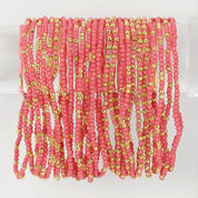 Solid Color 2mm Seed Bead Bracelets