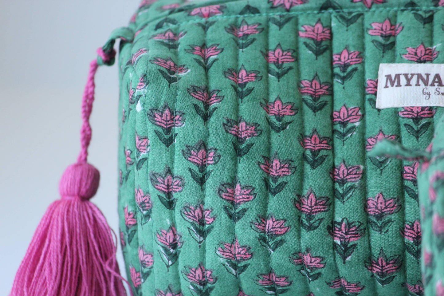 Cactus Rose Makeup Bag - LARGE only