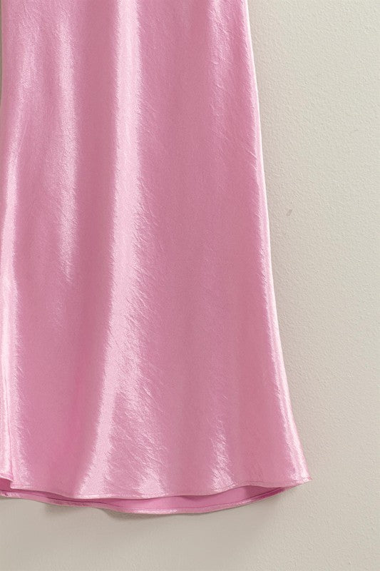 Ari Pink Maxi Skirt- RTS