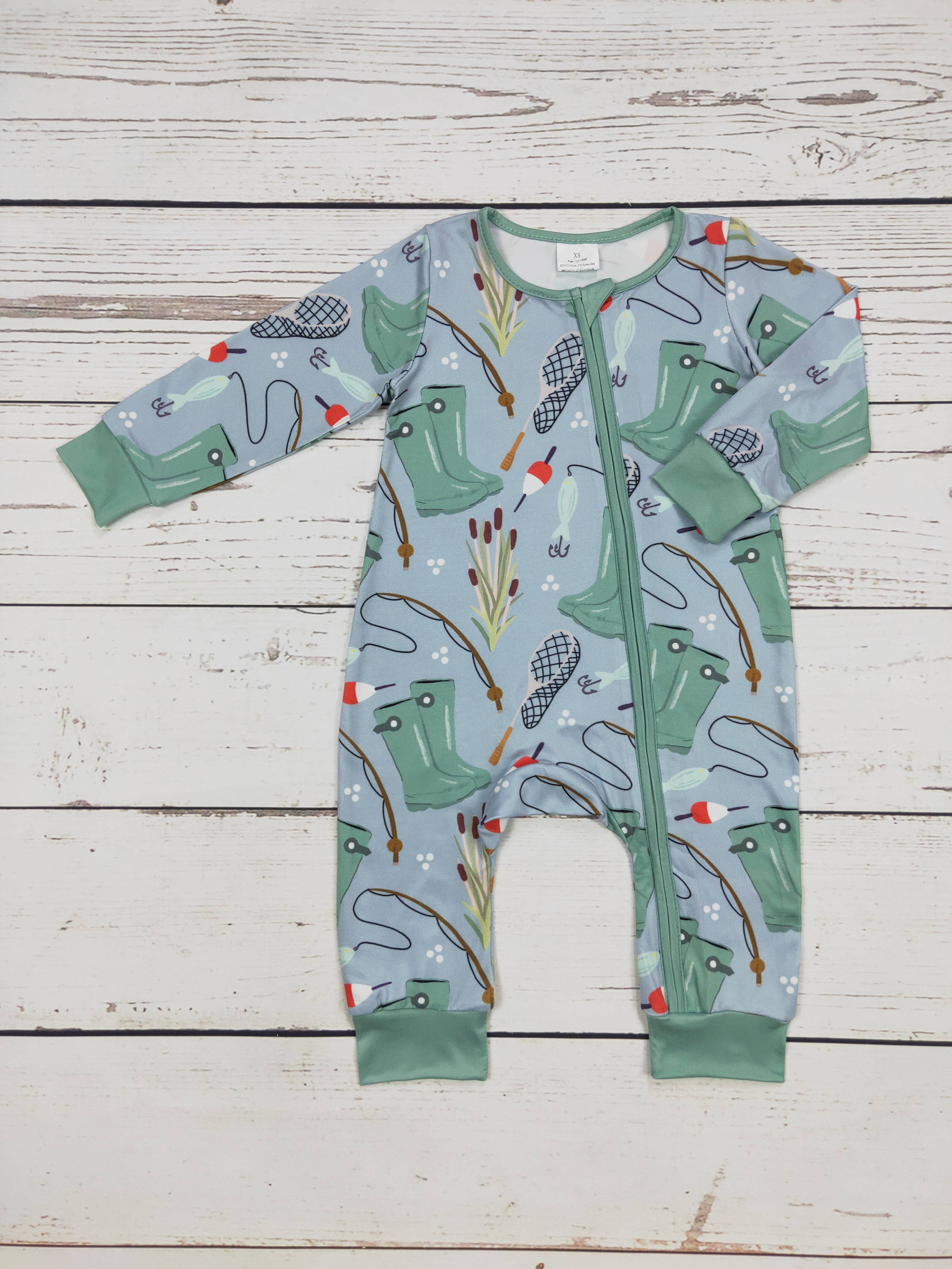 Baby Boy Fishing Zippy Sleeper