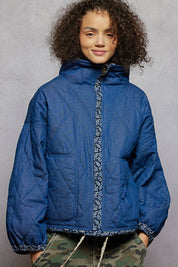 Blue Paisley Reversible Jacket