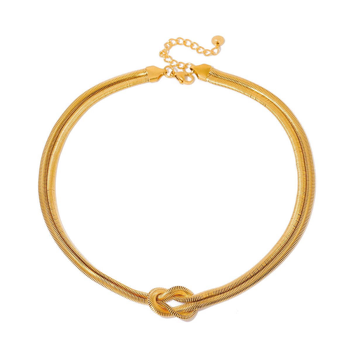 Gold Knotted Necklace