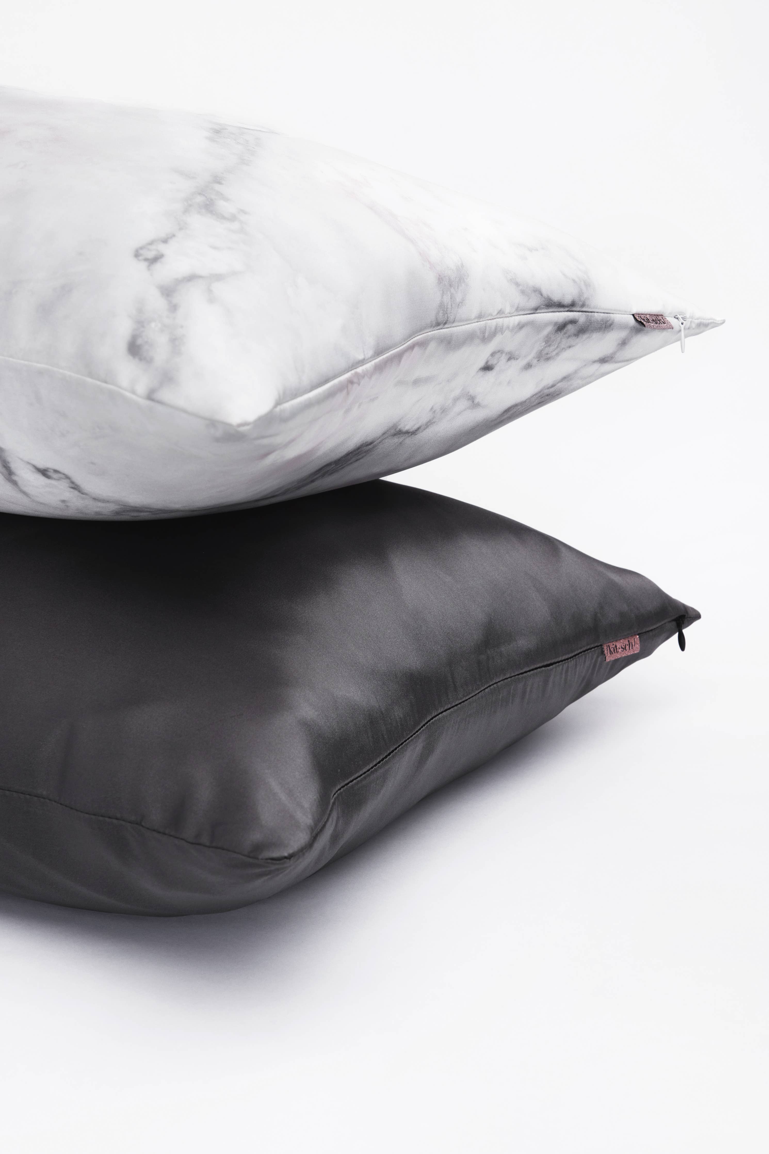 Charcoal Satin Pillowcase