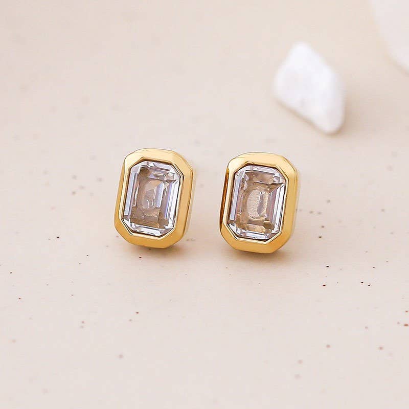 Crystal Stud Earrings