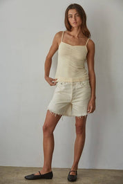 Yellow V-Neck Cami Top