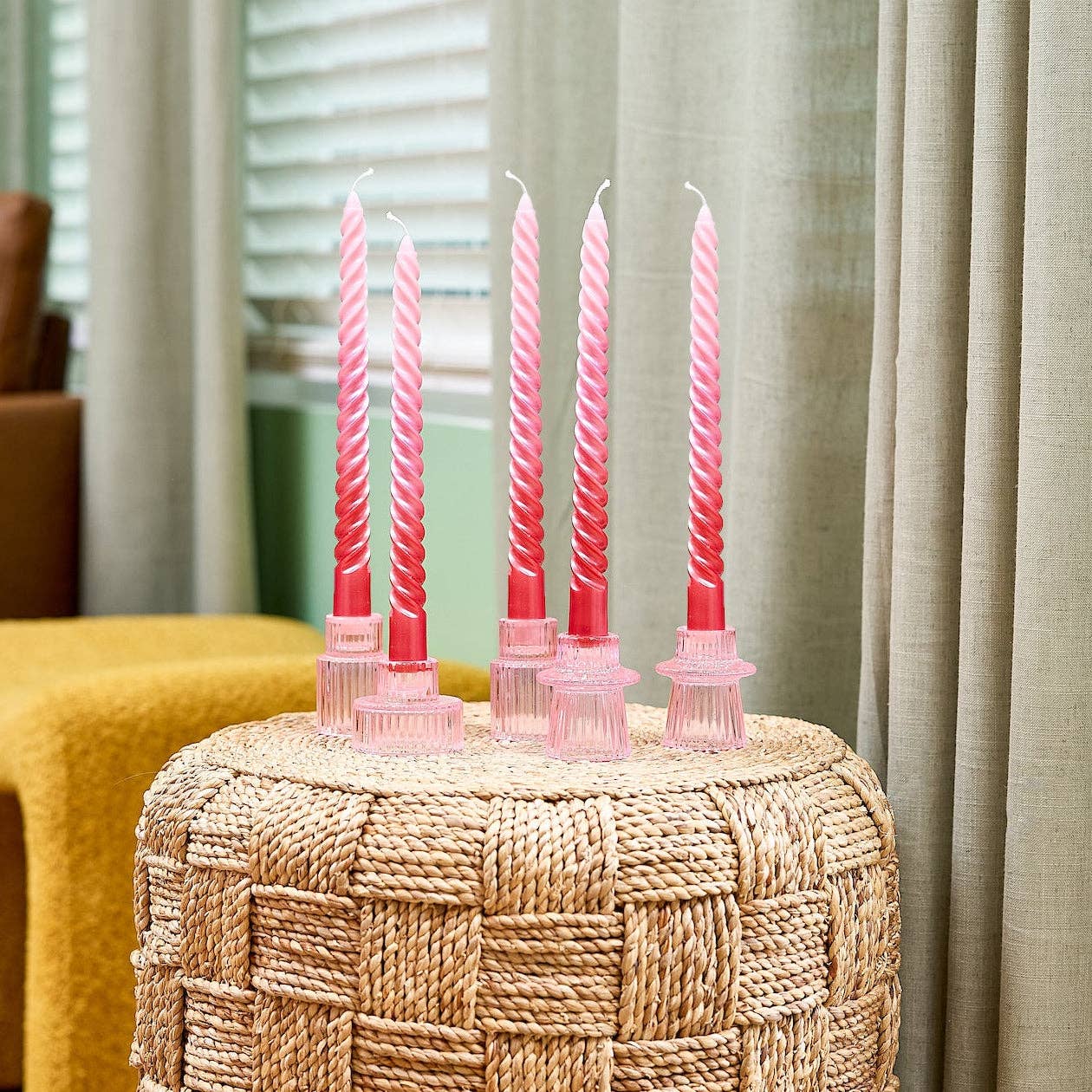 Ombre Taper Candles (set of 3) — view 5