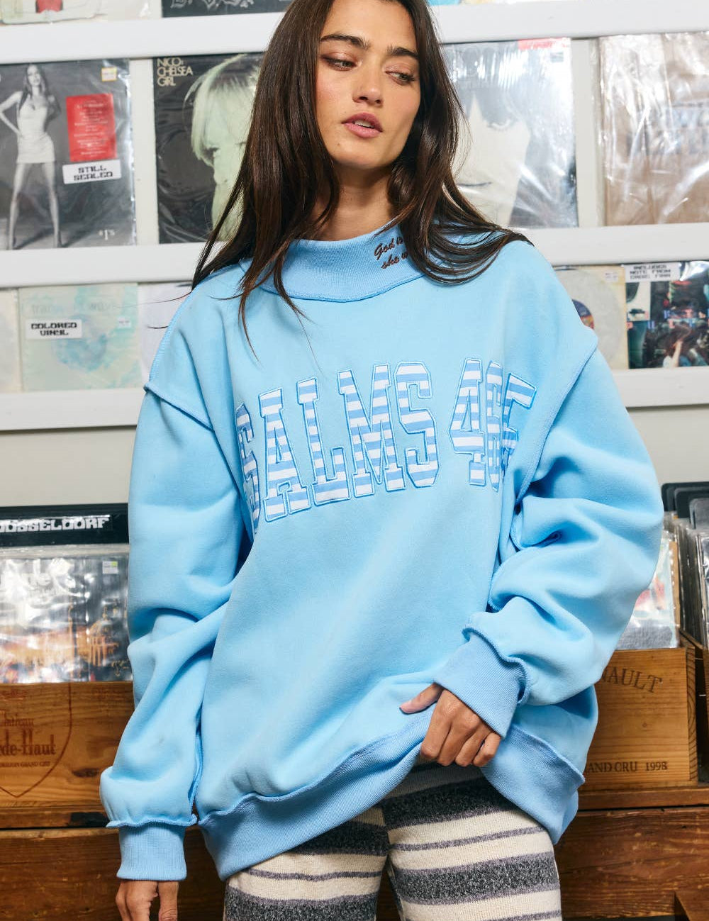 PSALMS 46:5 Double Embroidered MockNeck