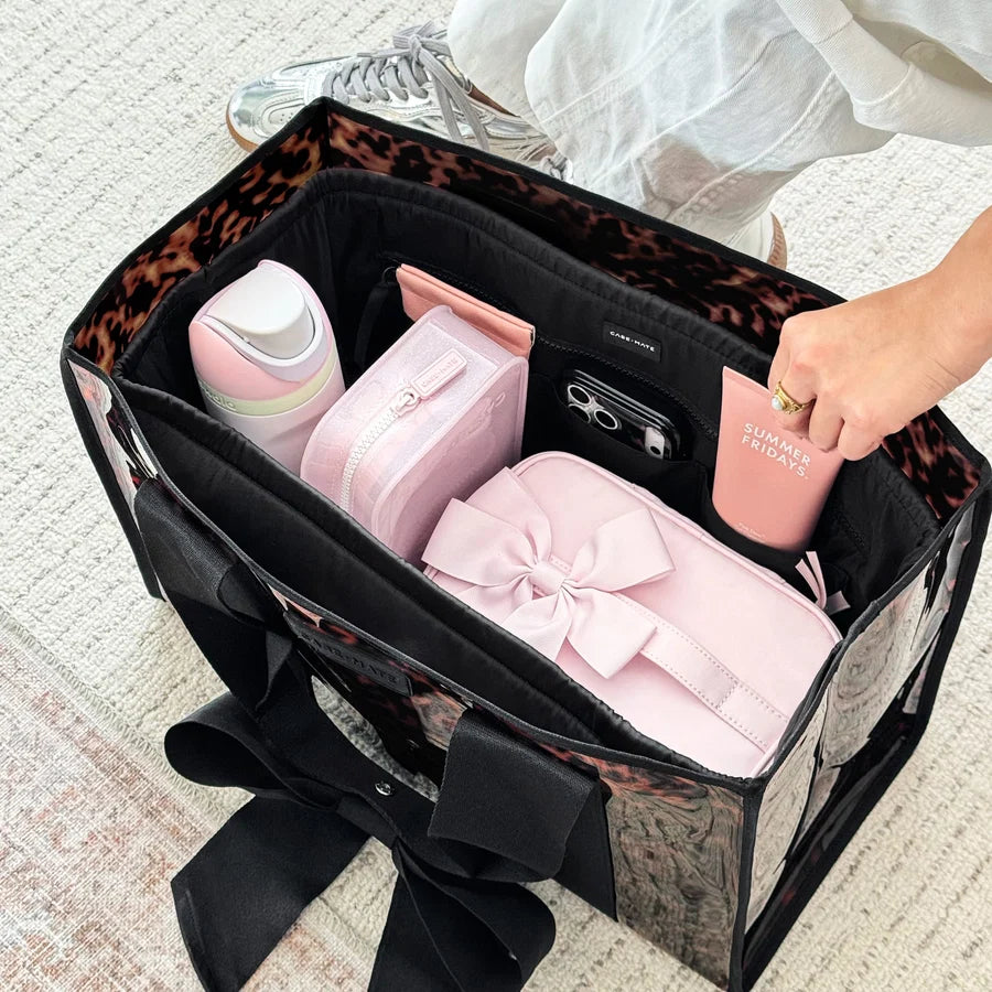 Black Tote Organizer — weight: 13.92 oz (394.63 g) and dimensions: 16 x 7 x 11 in (40.6 x 17.8 x 27.9 cm)