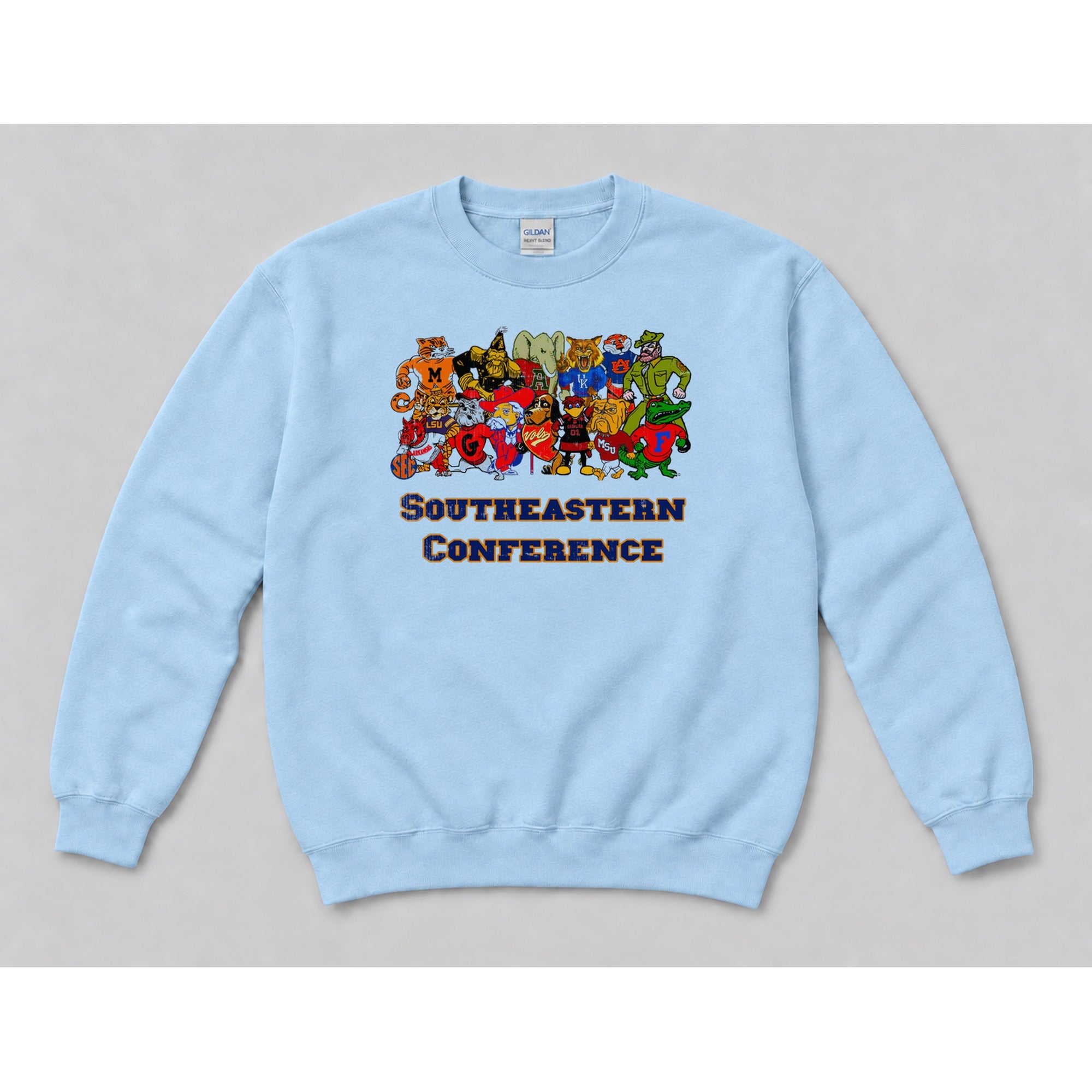 Crewneck Light Blue mockup