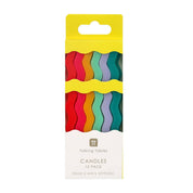 Wavy Tall Birthday Candle - 12 Pack showing plastic-free products