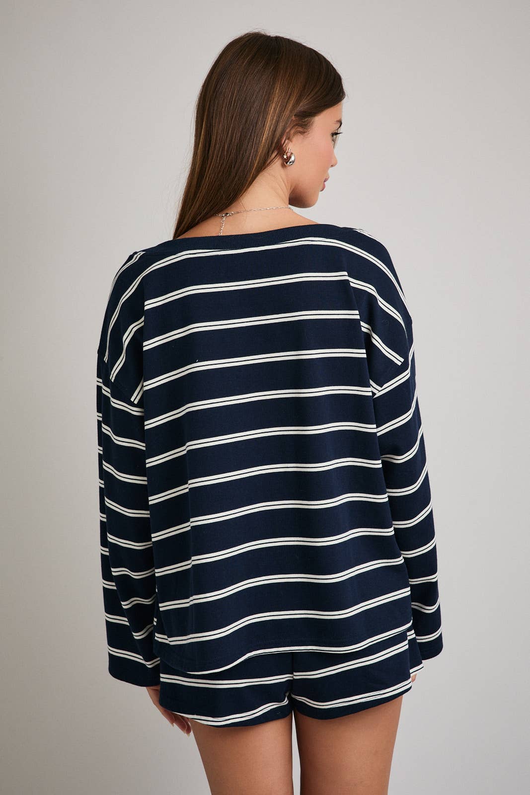 Navy Striped Longsleeve