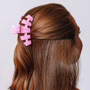 Classic Hair Clip | Medium | Breast Cancer Awareness
