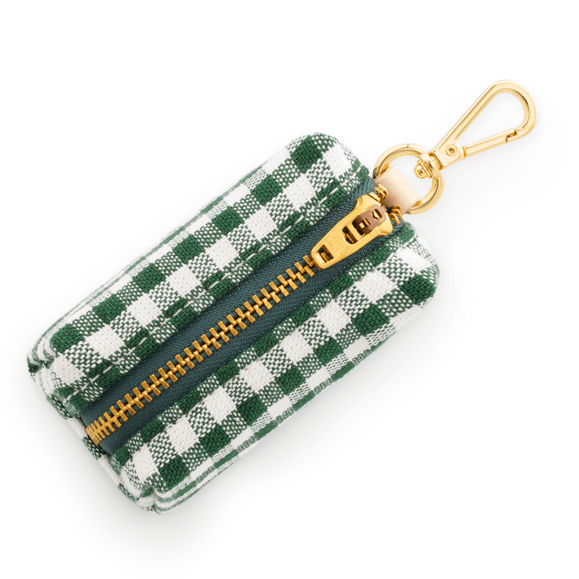 Evergreen Gingham Waste Bag Holder