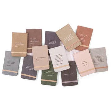 Nothing Is Worth More (Goethe) Fabric Notebook