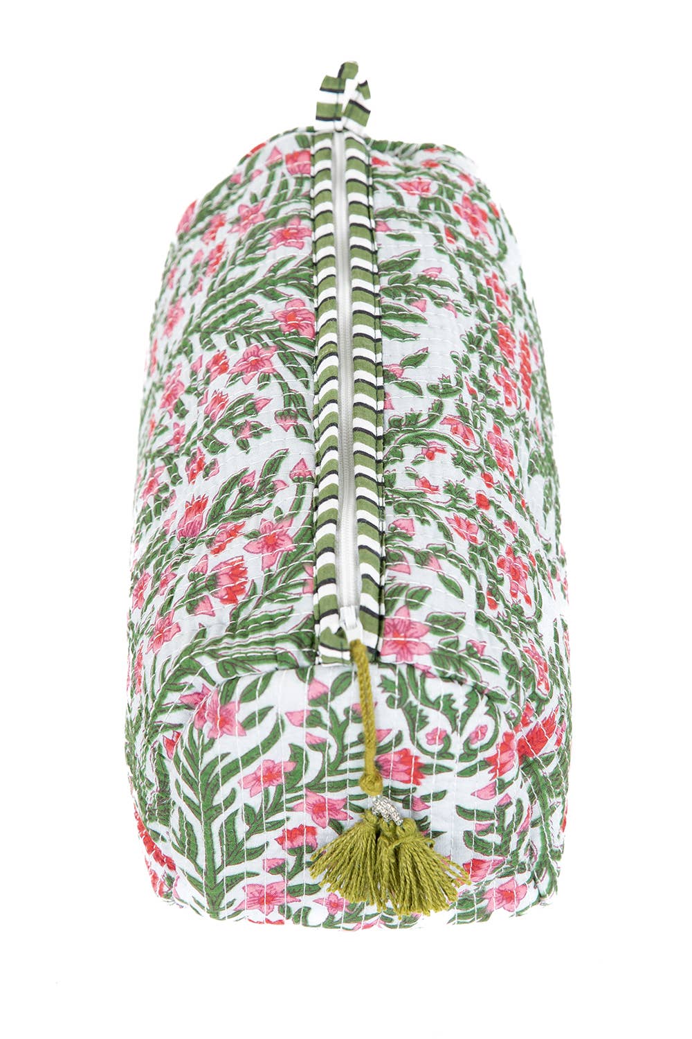 Floral print Quilted Toiletry Bag Set of 3