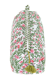 Floral print Quilted Toiletry Bag Set of 3