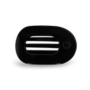 Jet Black Small Round Flat Hair Clip