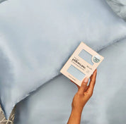Blue Satin Pillowcase - King