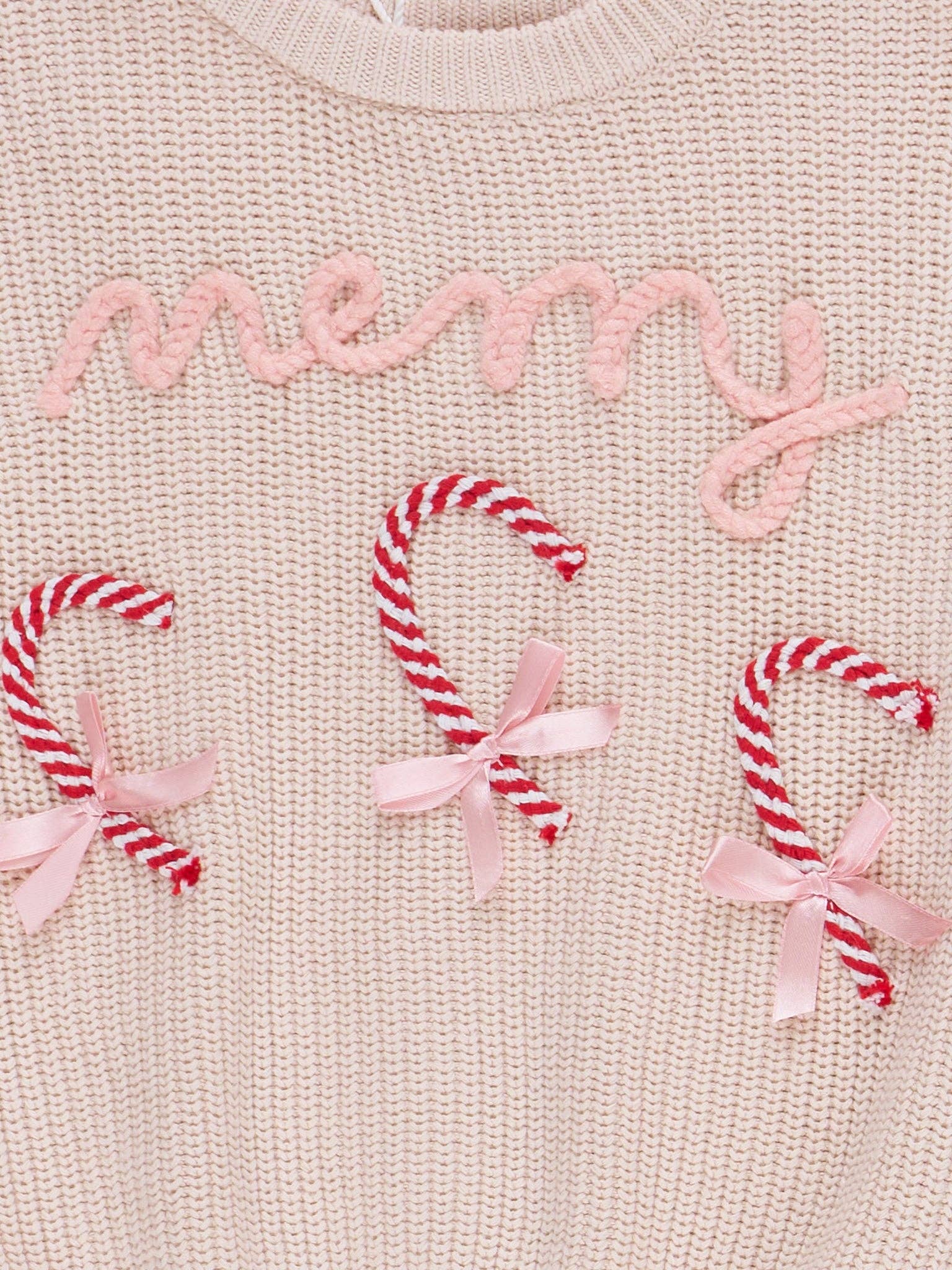 Merry Candy Canes Sweater