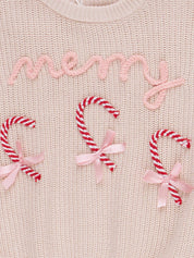 Merry Candy Canes Sweater