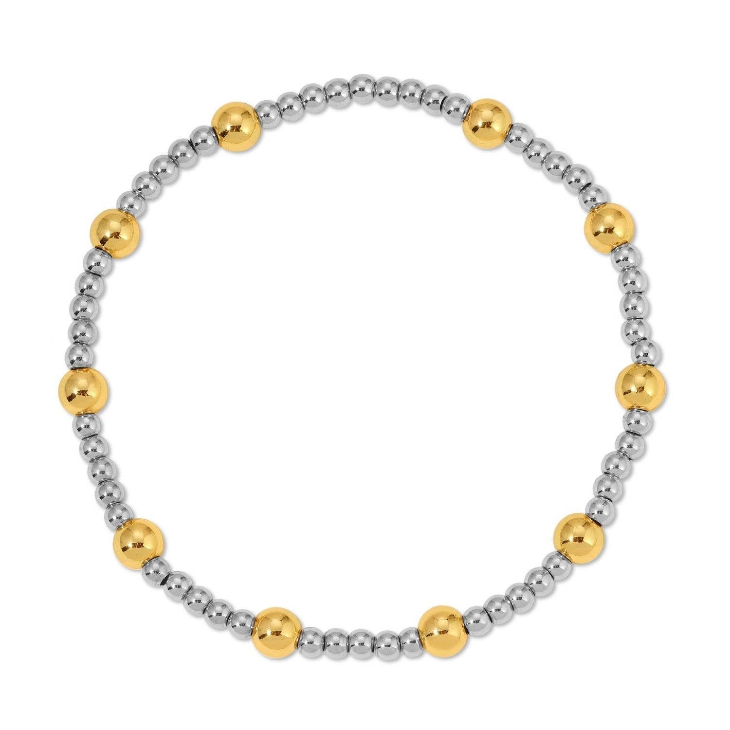 Two-Tone Stretch Bracelets 3mm/5mm