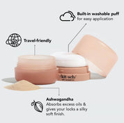 Rice Protein Dry Shampoo with Puff