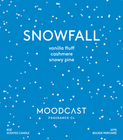 HOLIDAY CANDLES - Snowfall - Pearlescent 8oz Coconut Wax