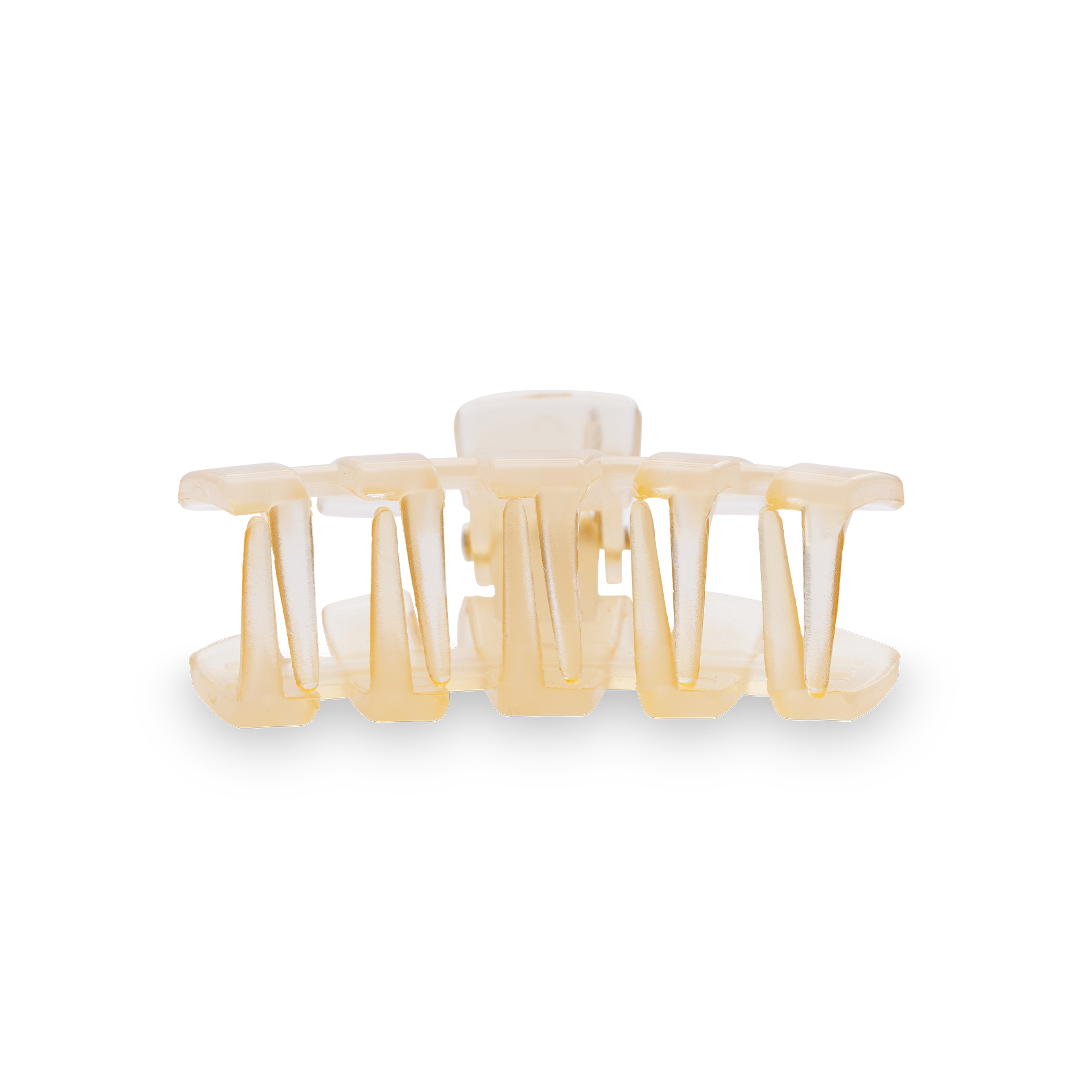 Almond Beige Tiny Classic Hair Clip
