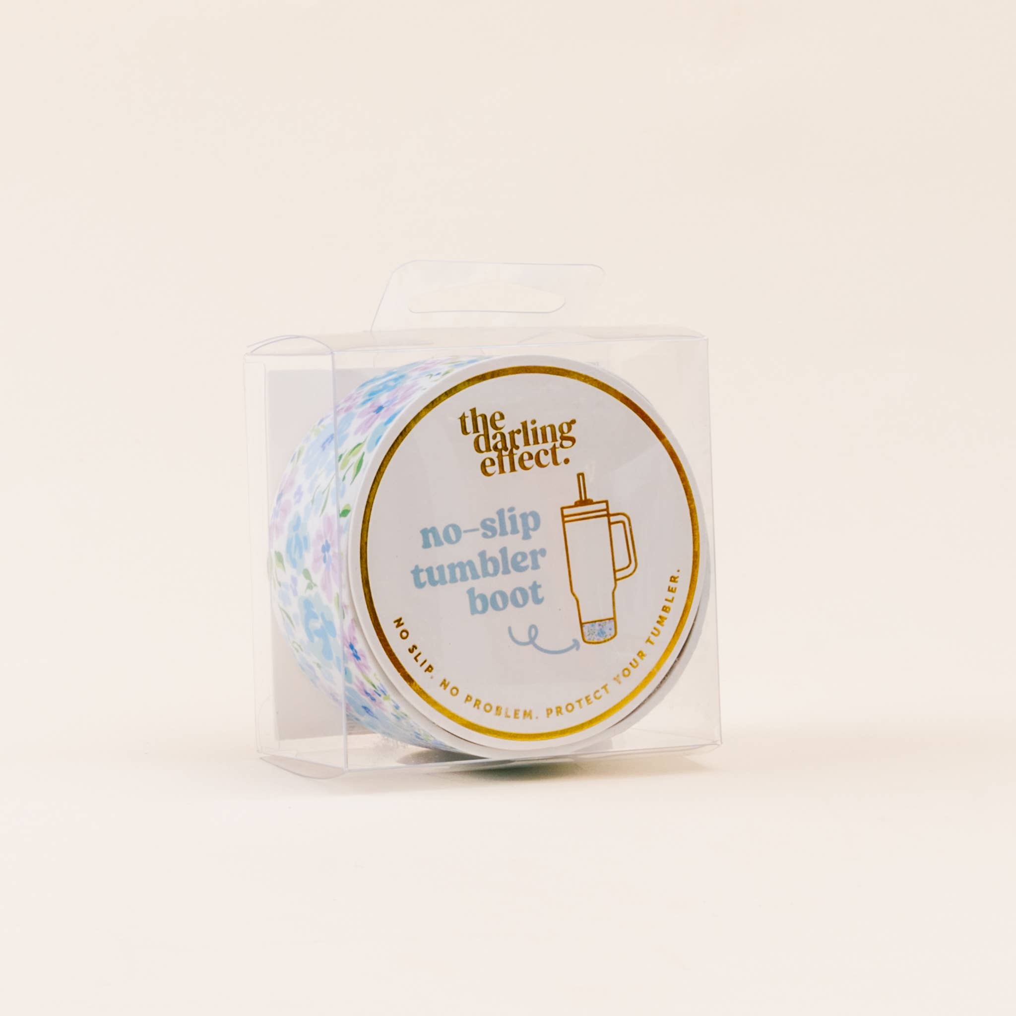 Blue Floral Tumbler Boot