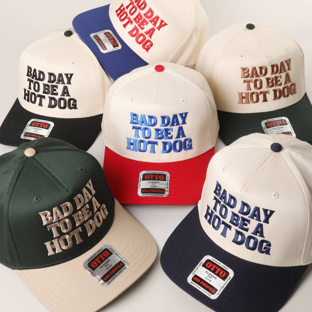Red Bad Day To Be A Hot Dog Trucker Hat