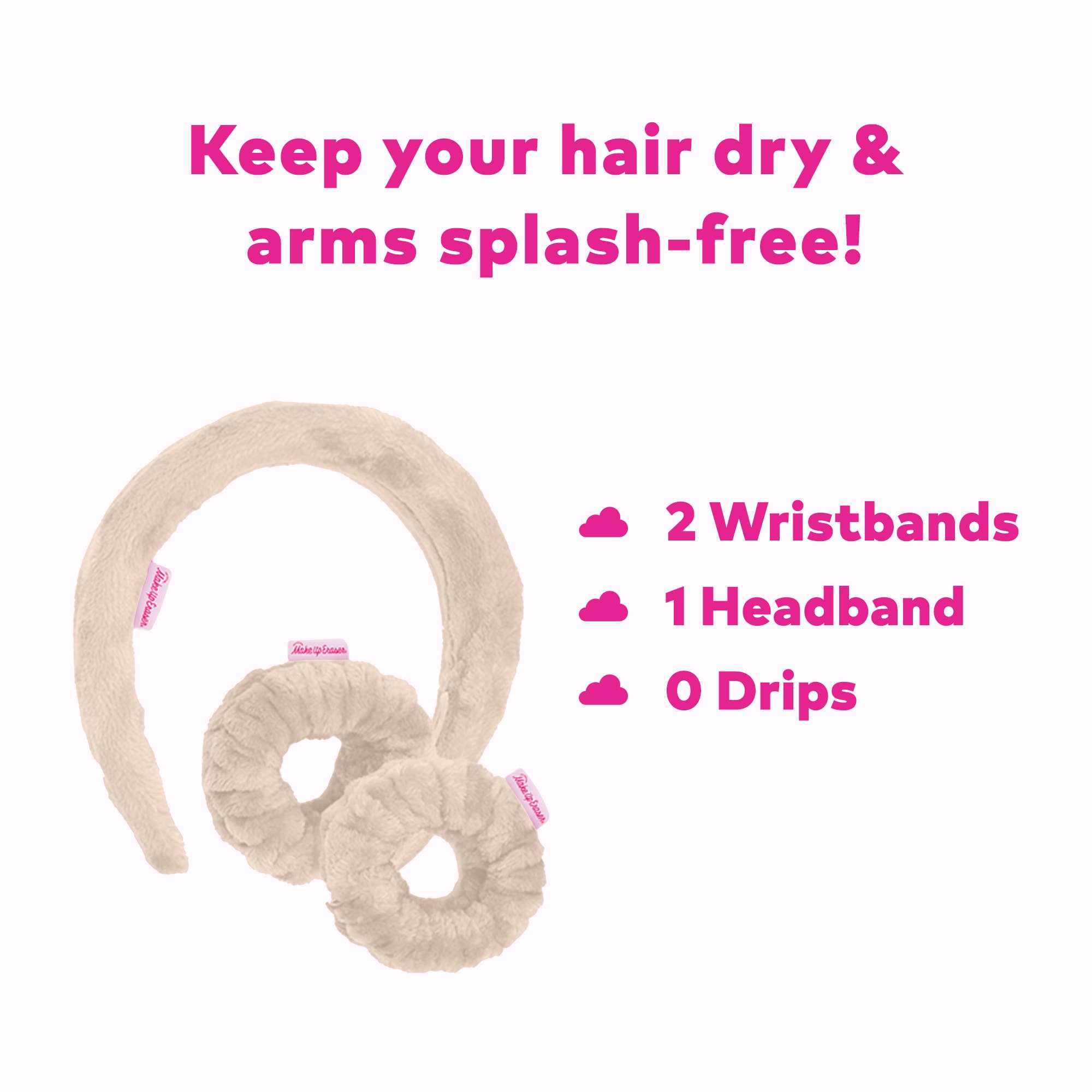 Cream Drip Eraser 3pc Spa Set