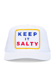 White Keep It Salty Hat