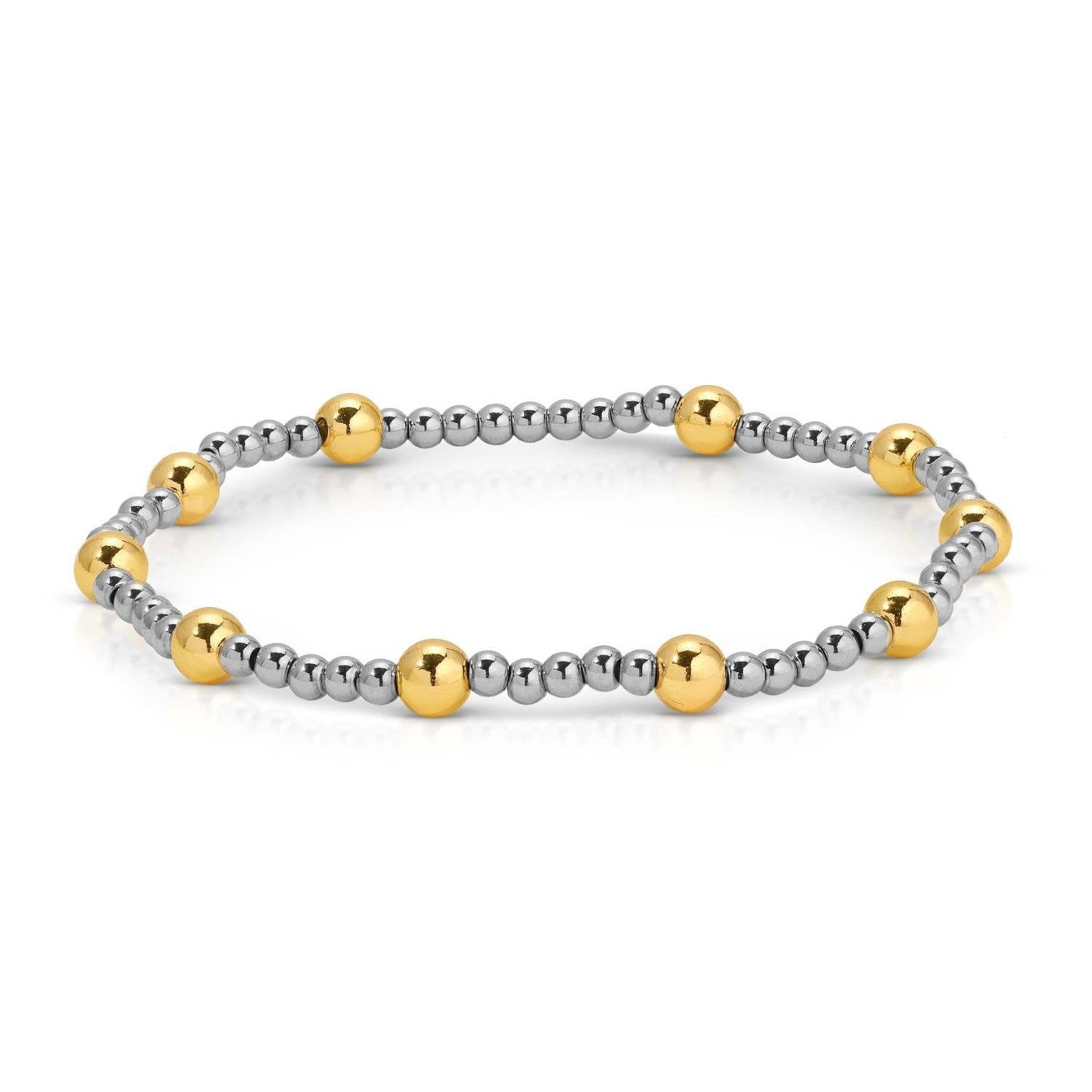 Two-Tone Stretch Bracelets 3mm/5mm