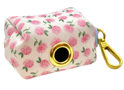 Pink Hydrangea Dog Waste Bag Holder