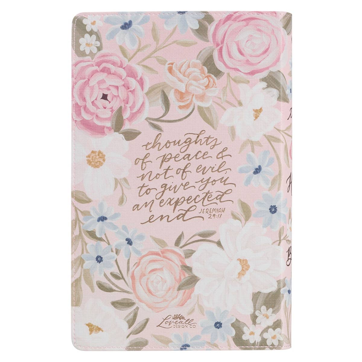 KJV Pink Bible Floral Print