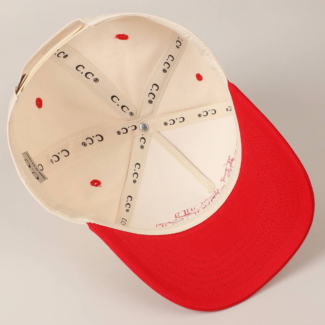 In God We Trust Embroidered Two-Tone Canvas Cap