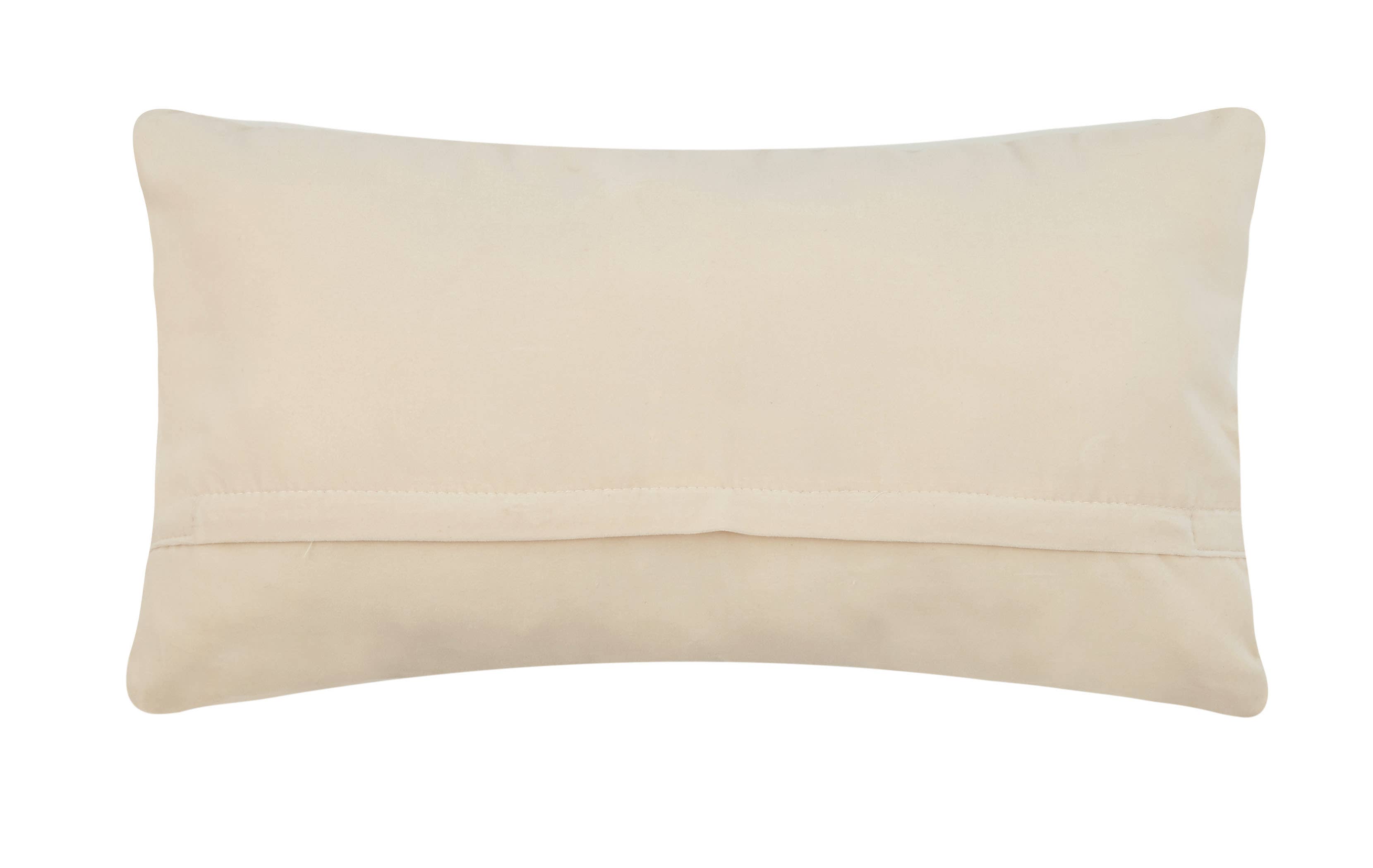 White Chinoiserie Ornaments Hook Pillow