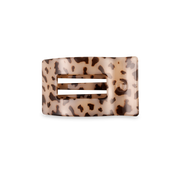 Blonde Tortoise Small Flat Rectangle Hair Clip