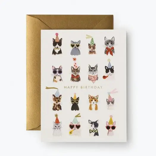 Cool Cats Birthday Card