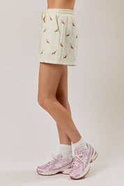 Cream USA Dog Graphic Print Set