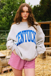 Gray Kentucky Reversible Mockneck