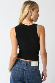 Black Sleeveless Top