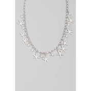 Chain Link Starfish Charm Necklace